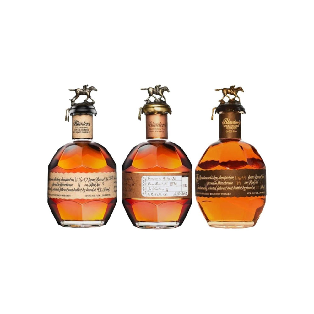 Blanton's Single Barrel, Black Label & Straight From the Barrel Bundle LostNLiquor