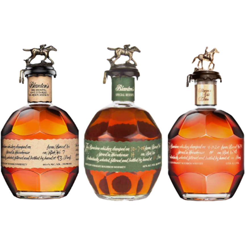 Blanton's Single Barrel, Special Reserve & Gold Edition Bundle LostNLiquor