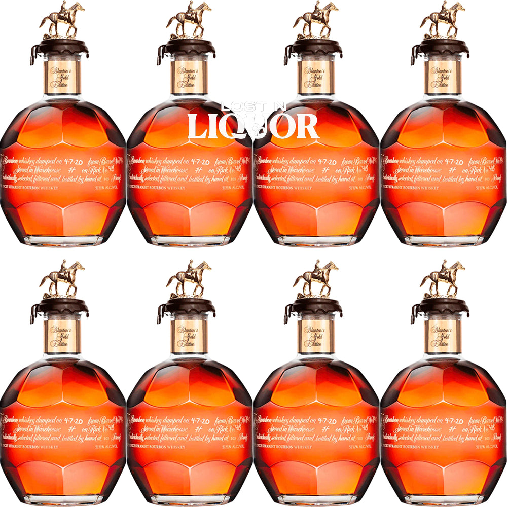 Blanton's Gold Label Single Barrel Full Complete Horse Collection 8pk_LostNLiquor.com