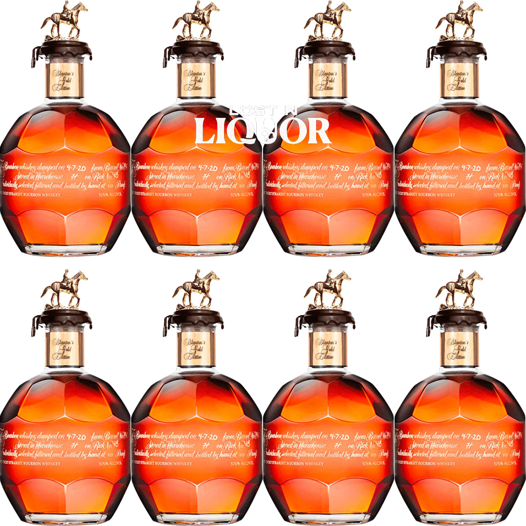 Blanton's Gold Label Single Barrel Full Complete Horse Collection 8pk_LostNLiquor.com