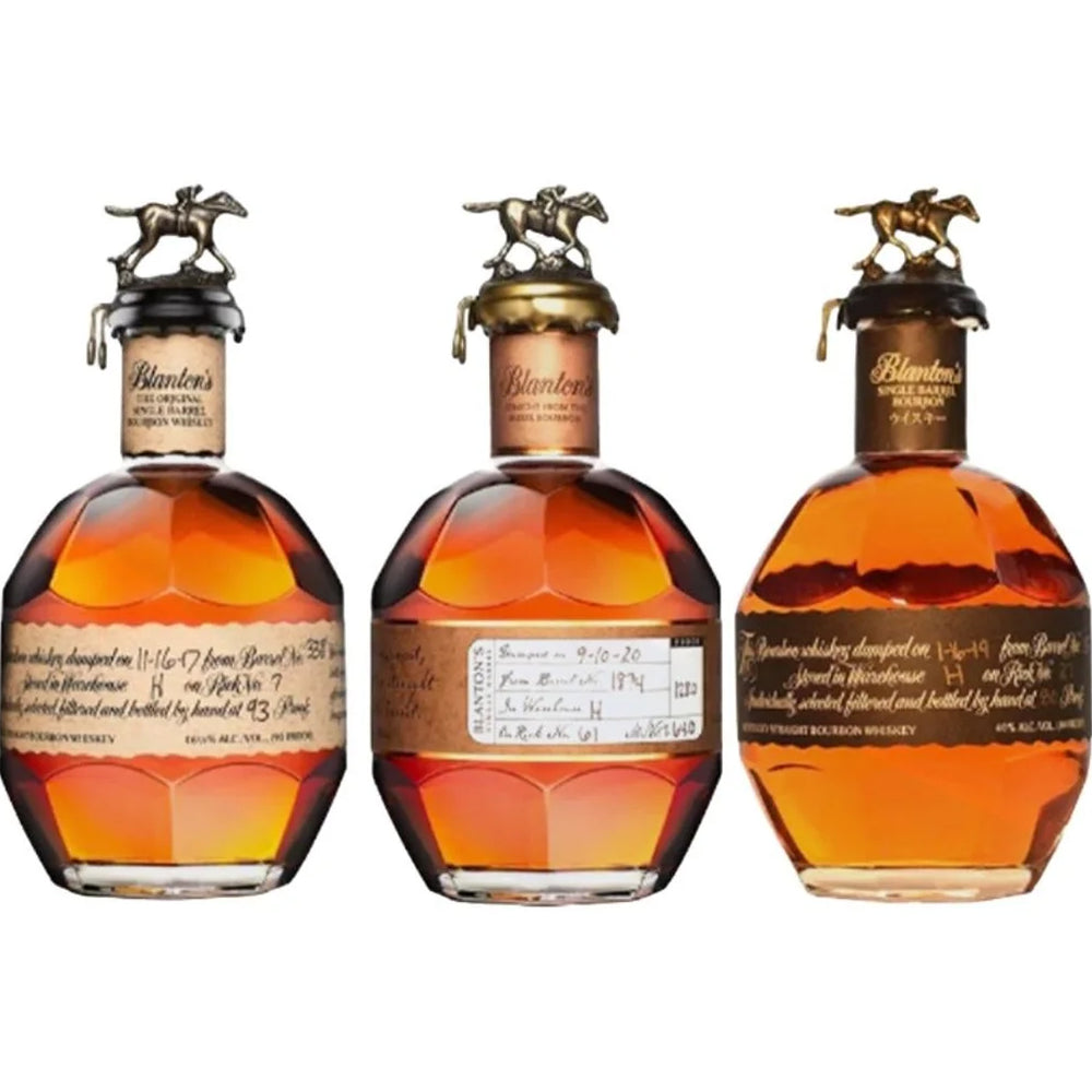 Blanton's Single Barrel, Black Label & Straight From the Barrel Bundle_LostNLiquor.com