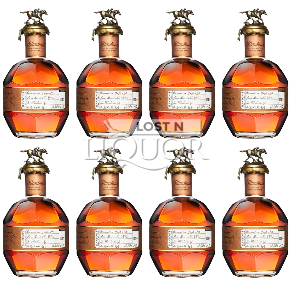 Blanton's Straight From The Barrel Full Complete Horse Collection 8pk