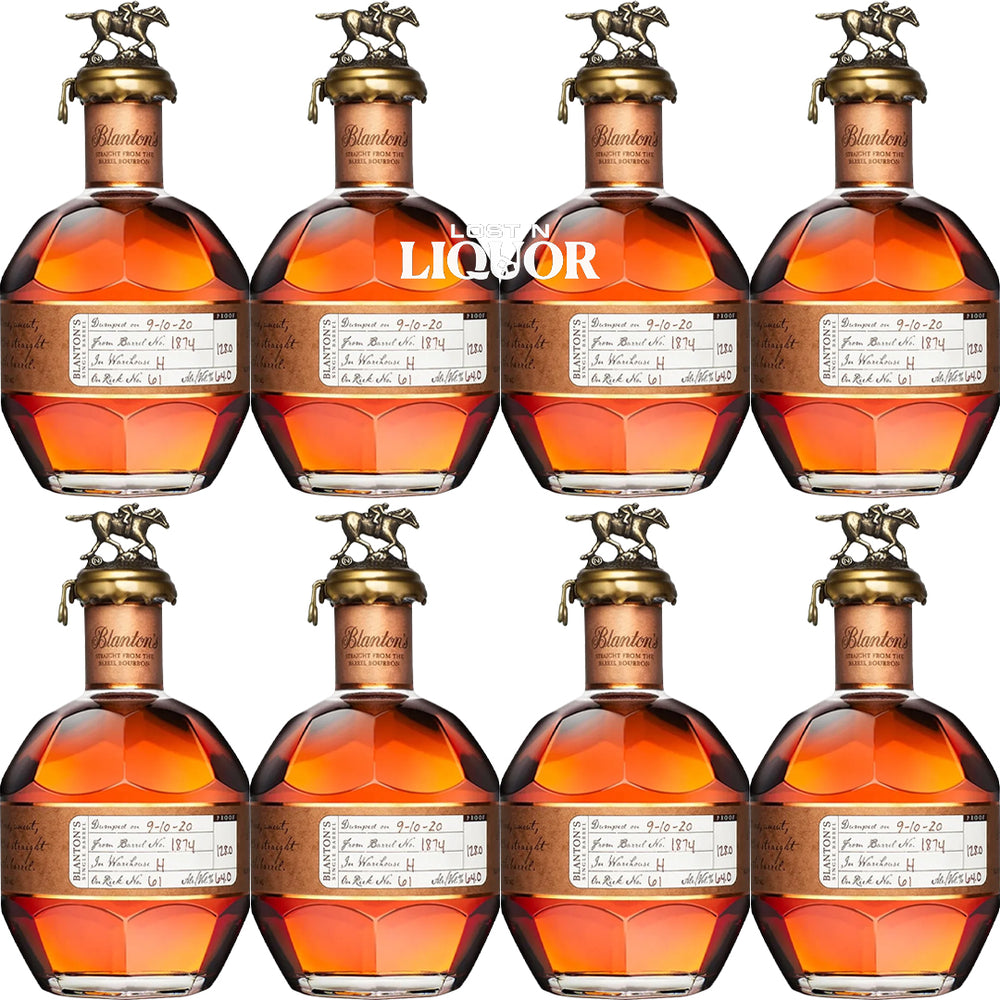 Blanton's Straight From The Barrel Full Complete Horse Collection 8pk_LostNLiquor.com