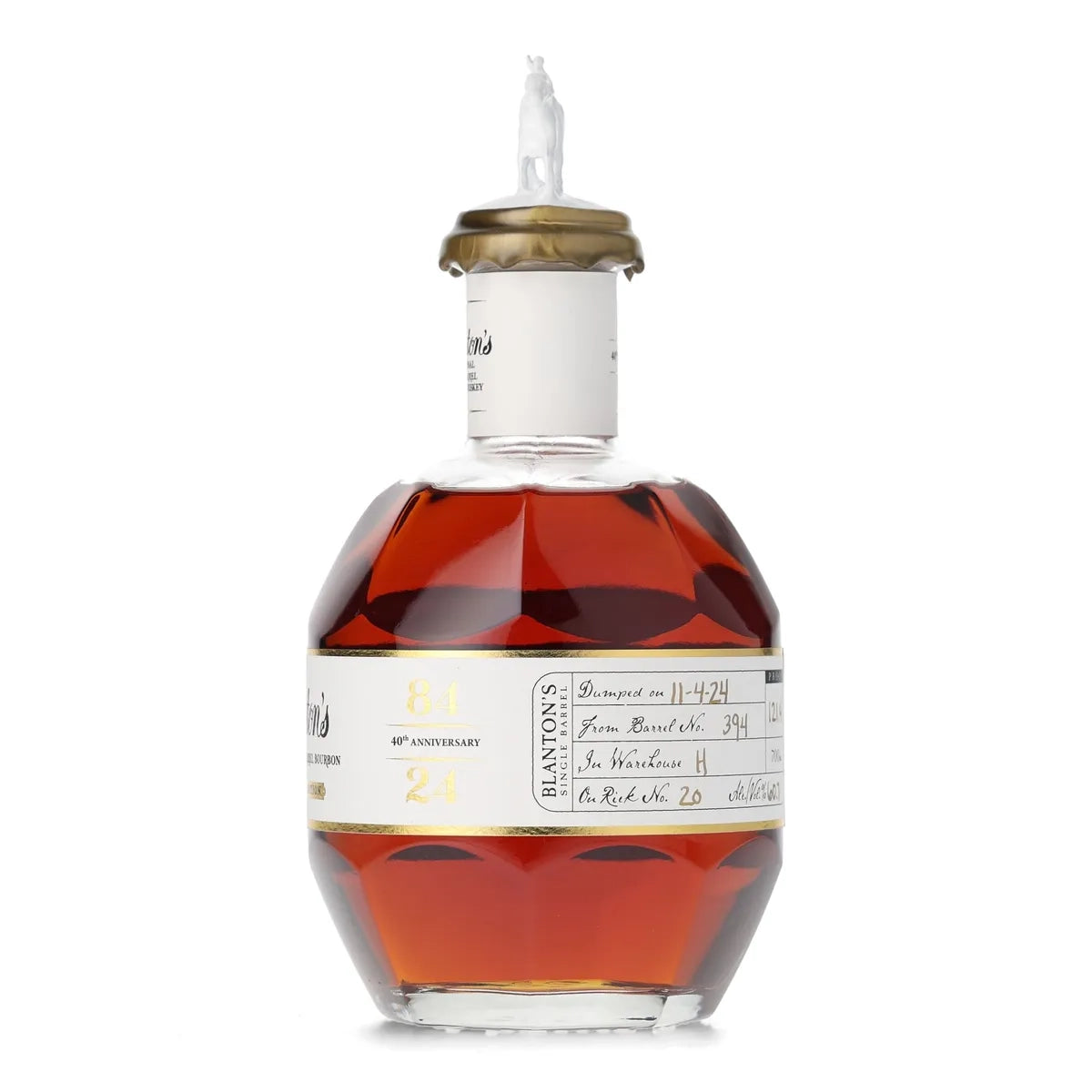 Blanton's 40th Anniversary Special Edition Single Barrel Bourbon