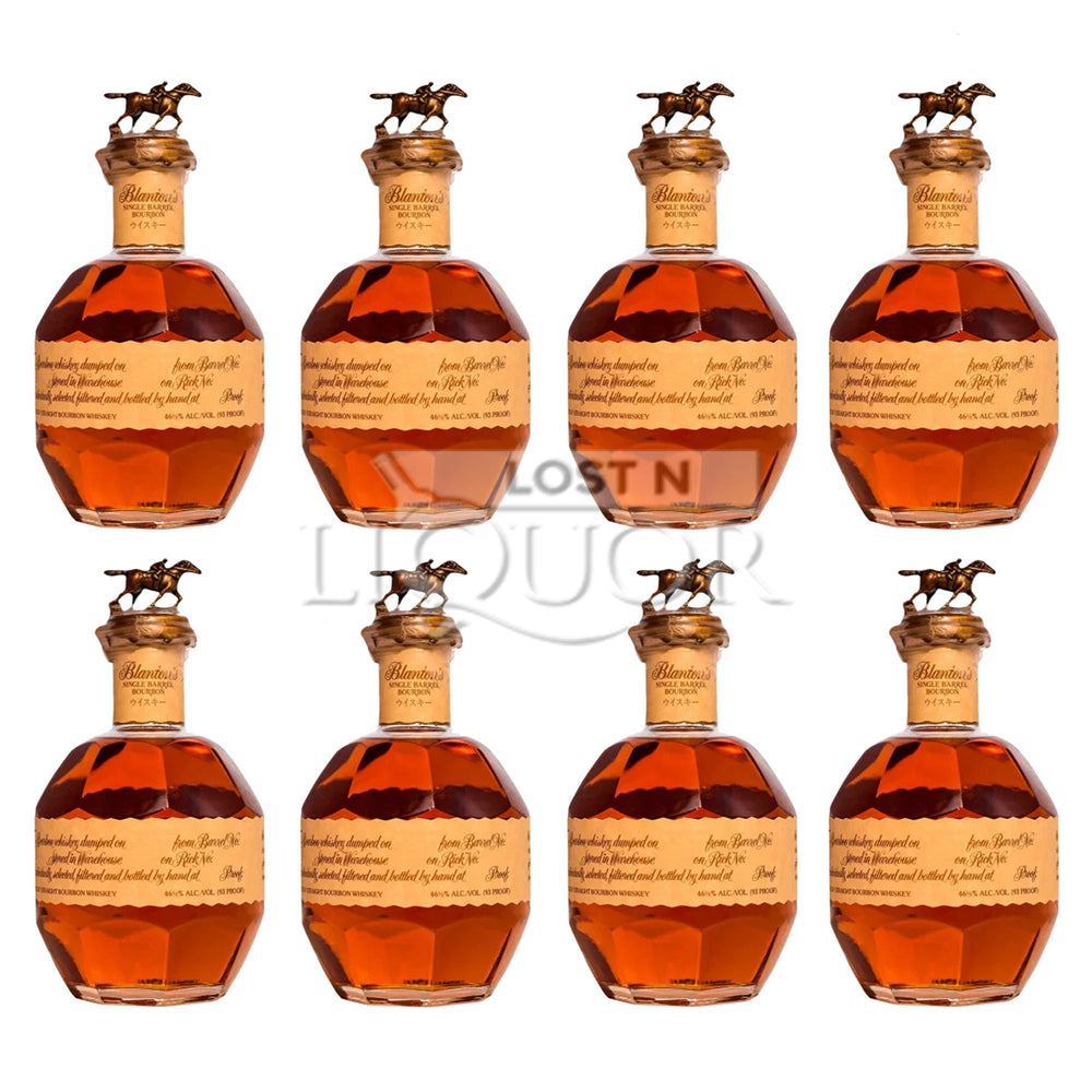 Blanton's Takara Red Single Barrel Full Complete Horse Collection 8pk