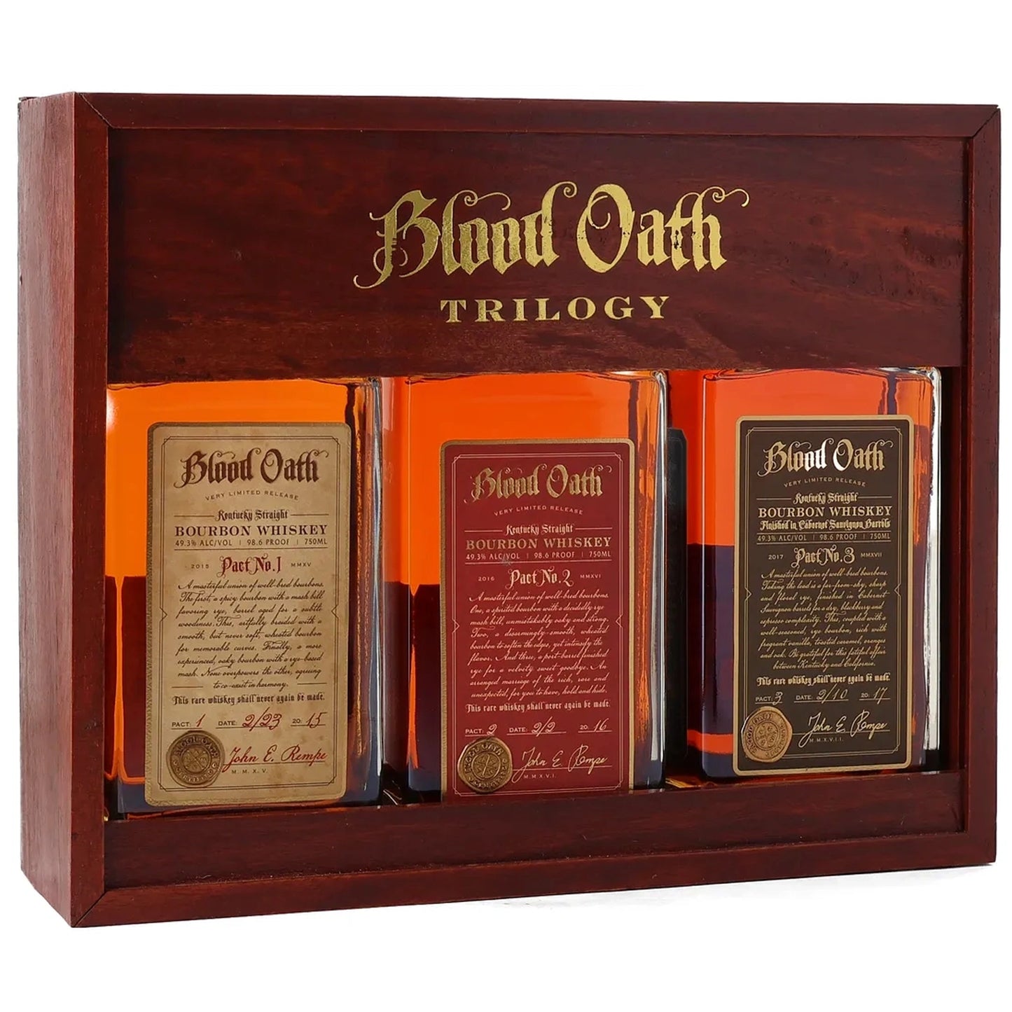 Blood Oath Trilogy Pact 1-3 Bourbon Set