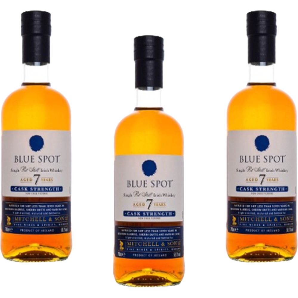 Blue Spot 7 Year Old Cask Strength Irish Whiskey LostNLiquor