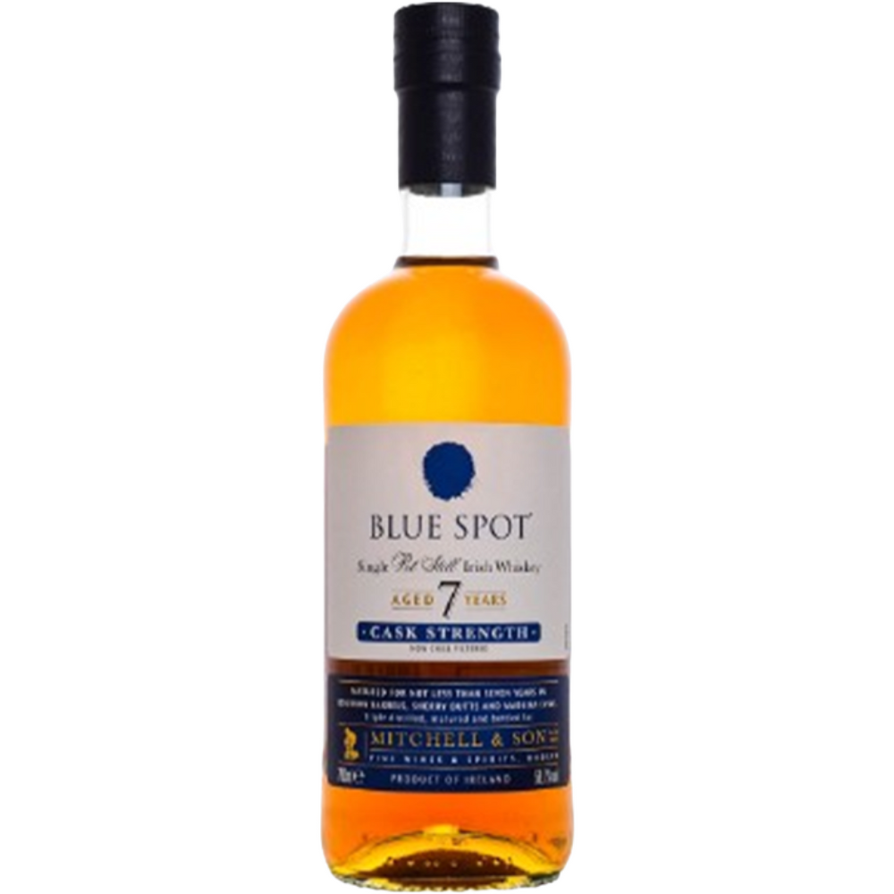 Blue Spot 7 Year Old Cask Strength Irish Whiskey LostNLiquor