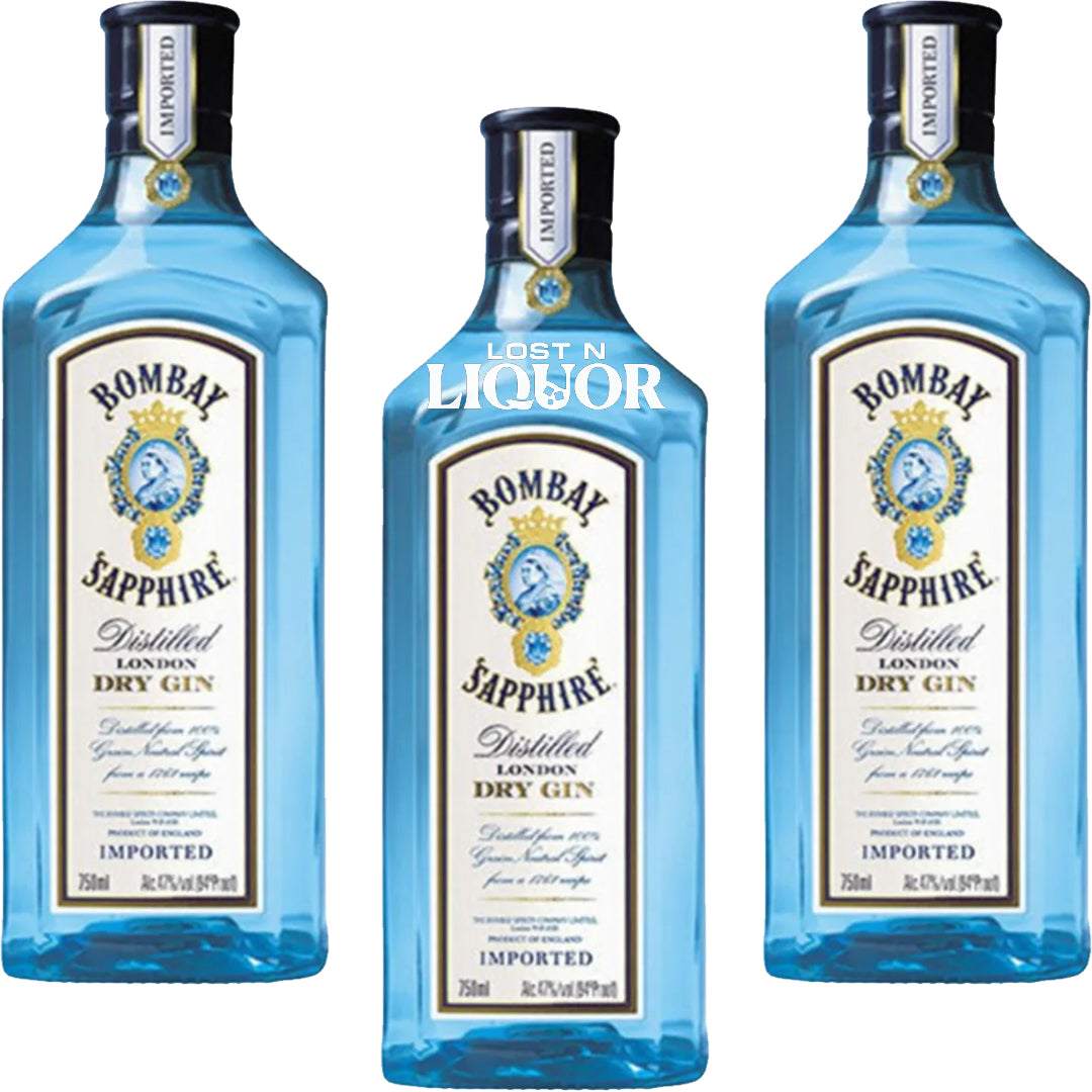 Bombay Sapphire London Dry Gin – Lost N Liquor - Online Liquor Store