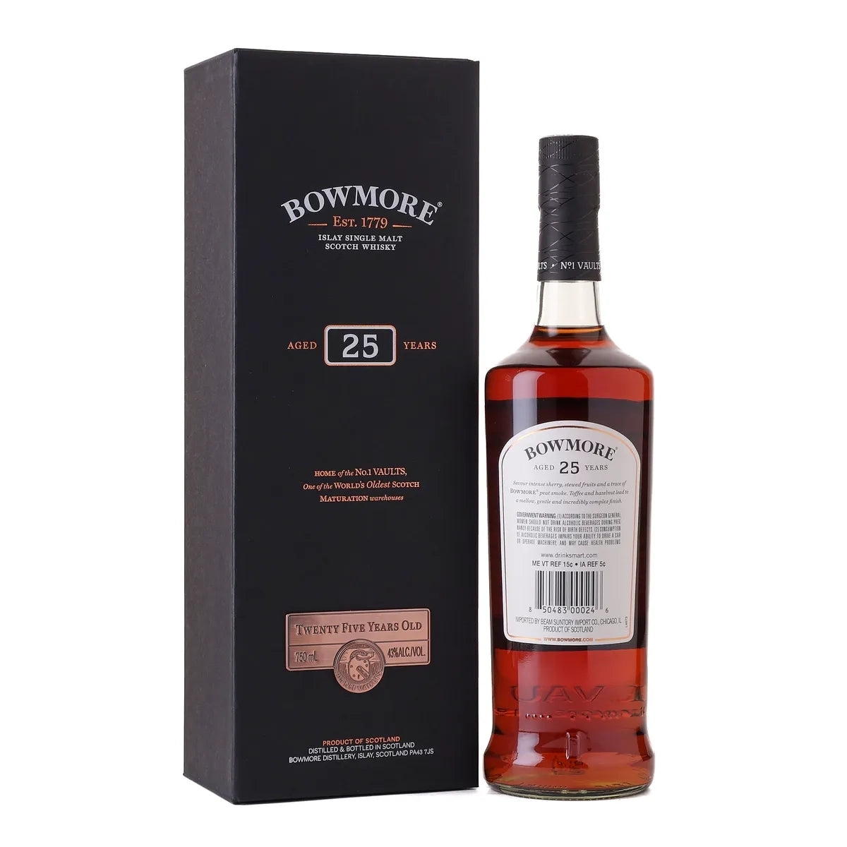 Bowmore 25 Year Single Malt Scotch