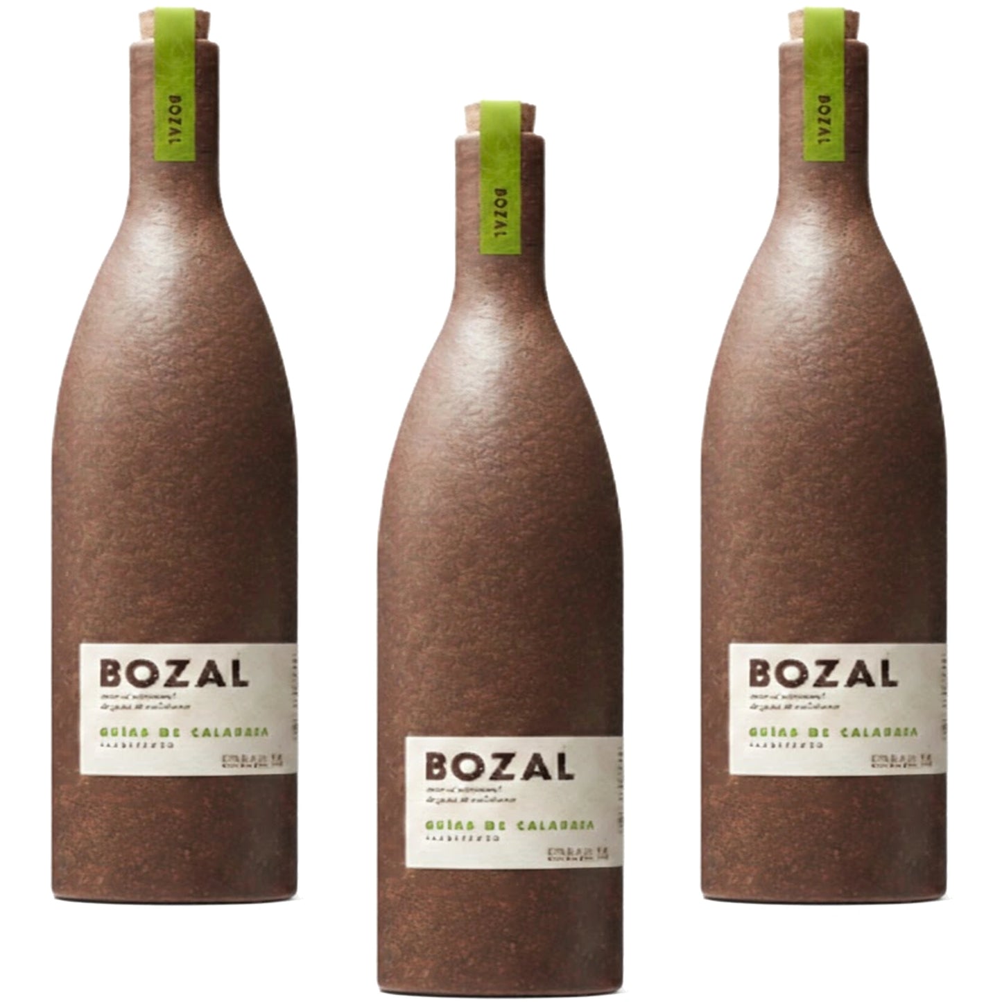 Bozal Mezcal Calabaza Tequila 3 Pack Bundle