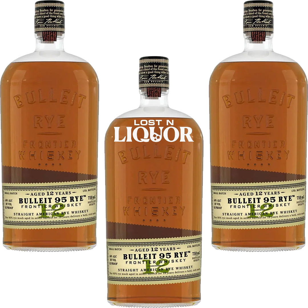 Bulleit 95 Rye 12 Year Frontier Whiskey_LostNLiquor.com