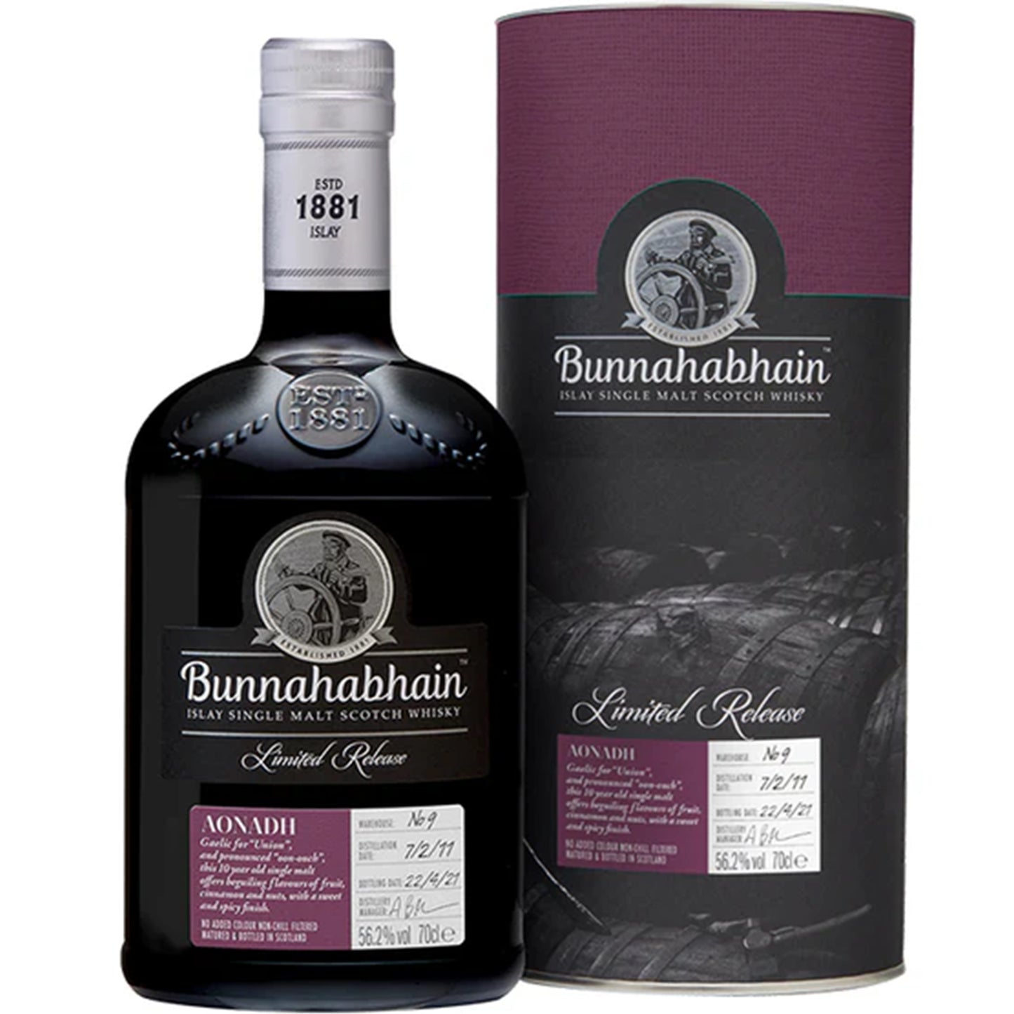 Bunnahabhain Aonadh 10 Year Old Islay Single Malt Scotch Whisky