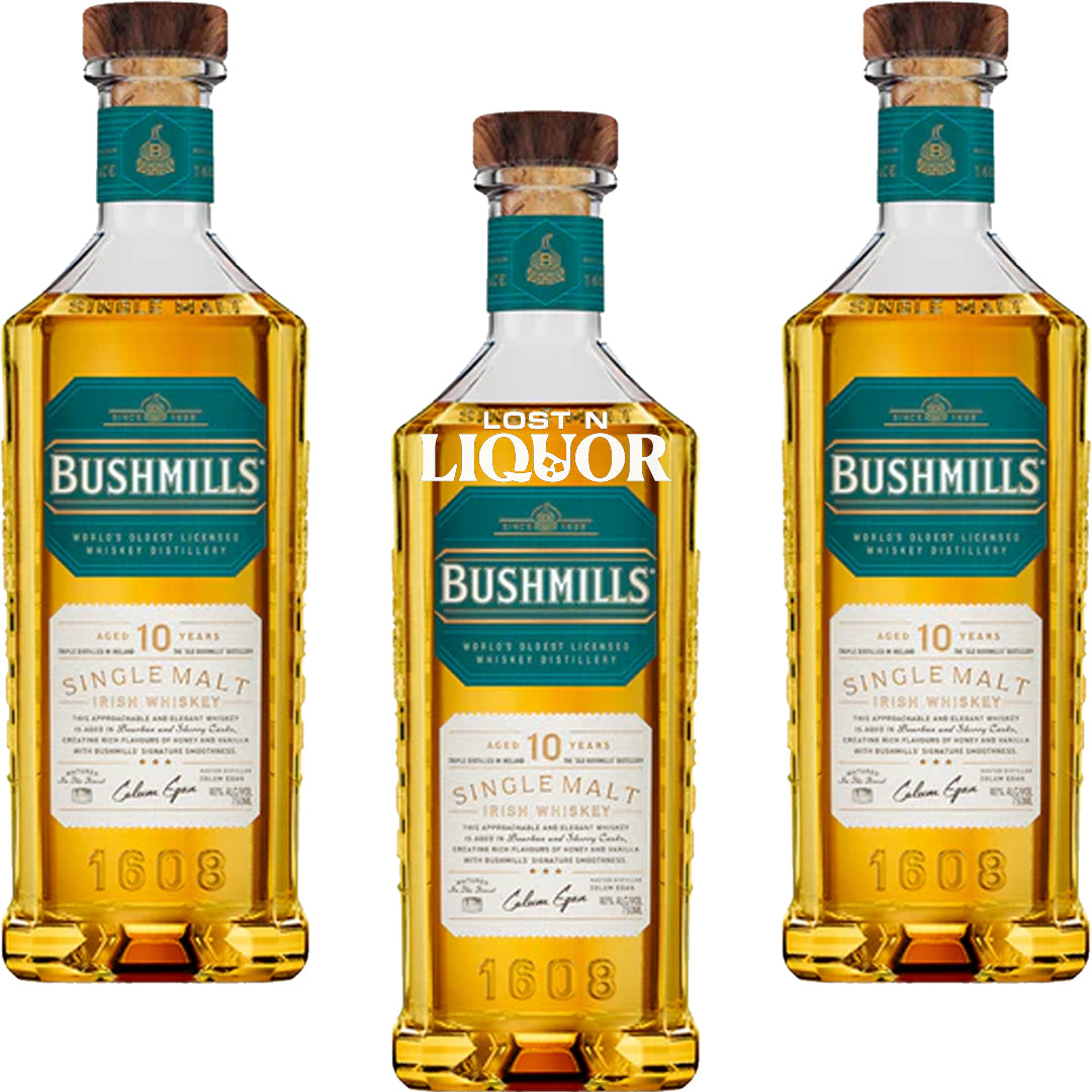 Bushmills 10 Year Single Malt Irish Whiskey_LostNLiquor.com