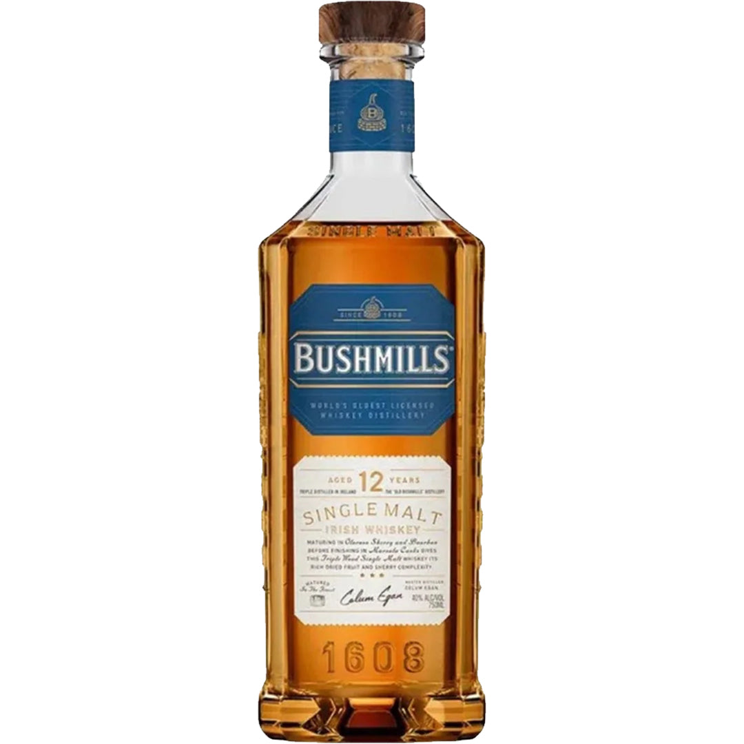 Bushmills 12 Year Old Single Malt Irish Whiskey_LostNLiquor.com