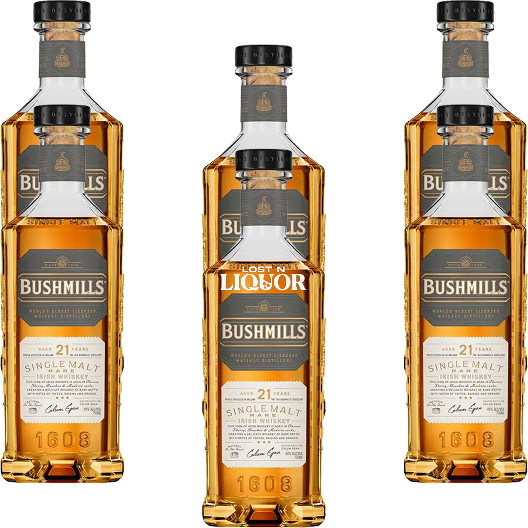 Bushmills 21 Year Single Malt Irish Whiskey – Lost N Liquor