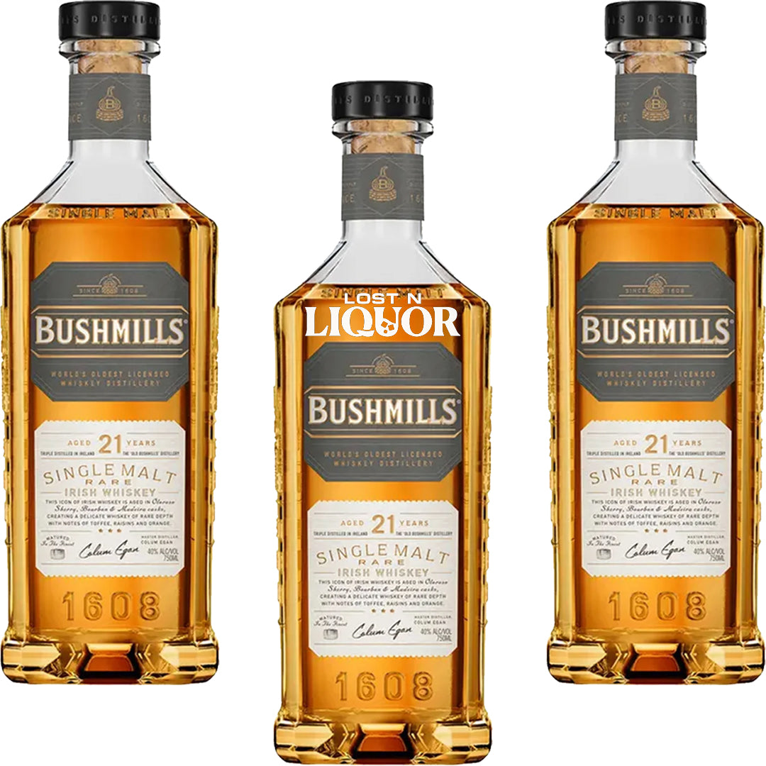 Bushmills 21 Year Single Malt Irish Whiskey – Lost N Liquor