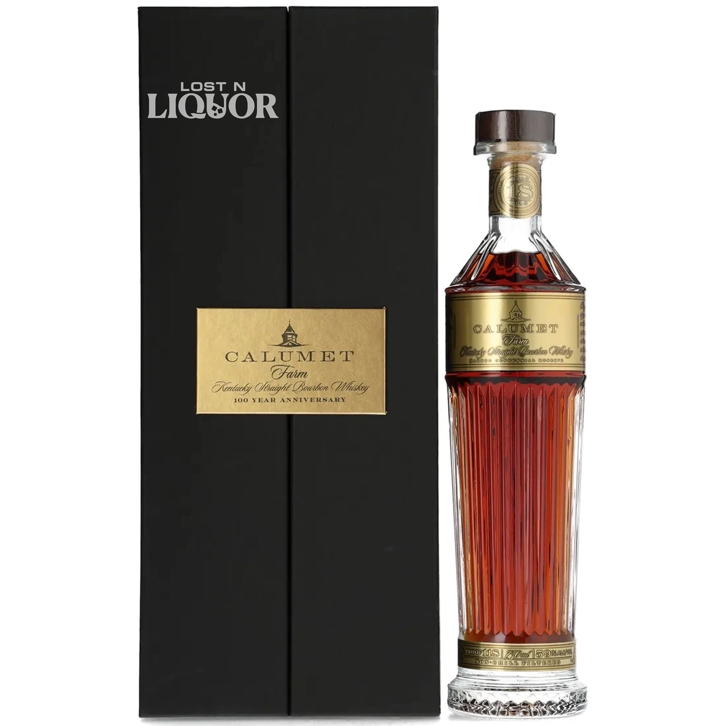 Calumet Farm 18 Year '100th Anniversary' Bourbon With Box