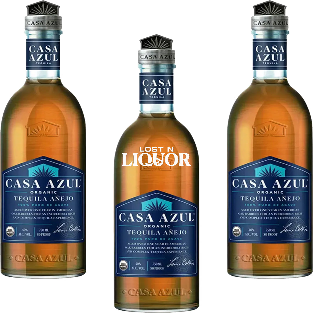 Casa Azul Anejo Organic Tequila_LostNLiquor.com