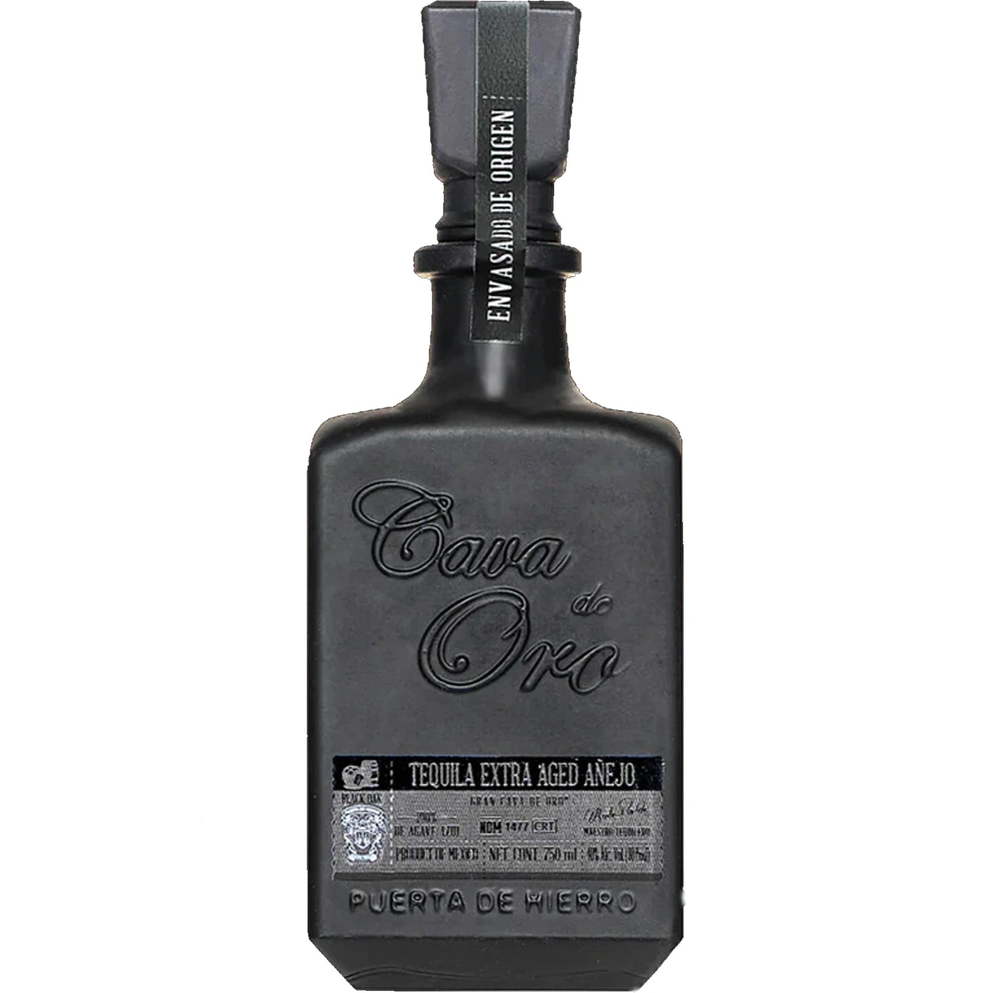 Cava De Oro Tequila Extra Anejo Black