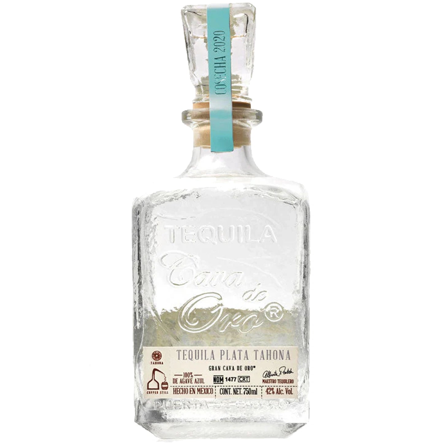 Cava De Oro Tequila Plata Tahona