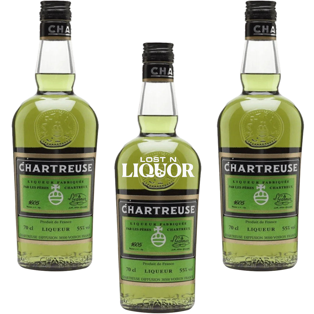 Chartreuse 緑リキュール 3本セット Chartreuse Green Liqueur – Lost N Liquor - Online Liquor Store