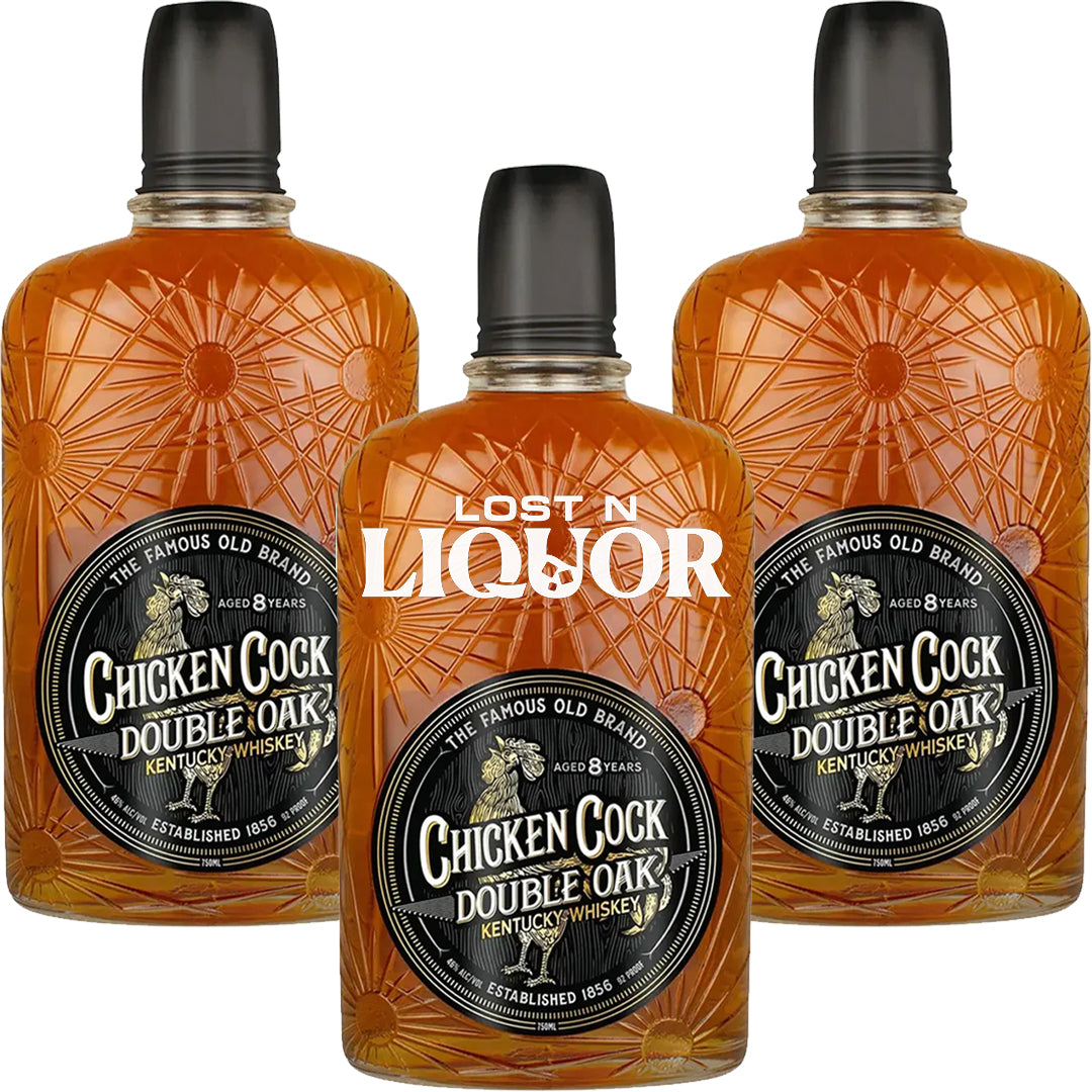 Chicken Cock Double Oak Kentucky Whiskey_LostNLiquor.com