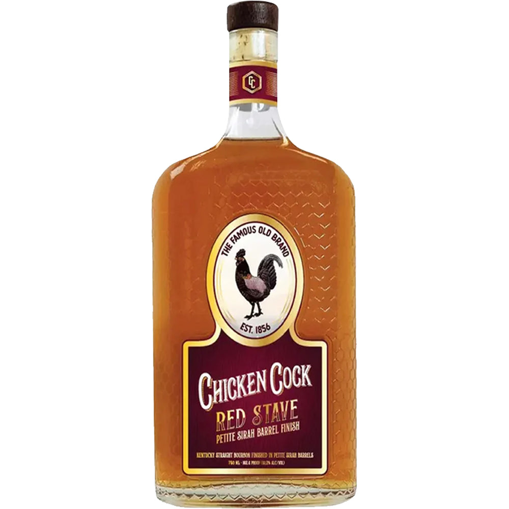 
                      
                        Chicken Cock Red Stave Petite Sirah Barrel Finish Bourbon Whiskey_LostNLiquor.com
                      
                    