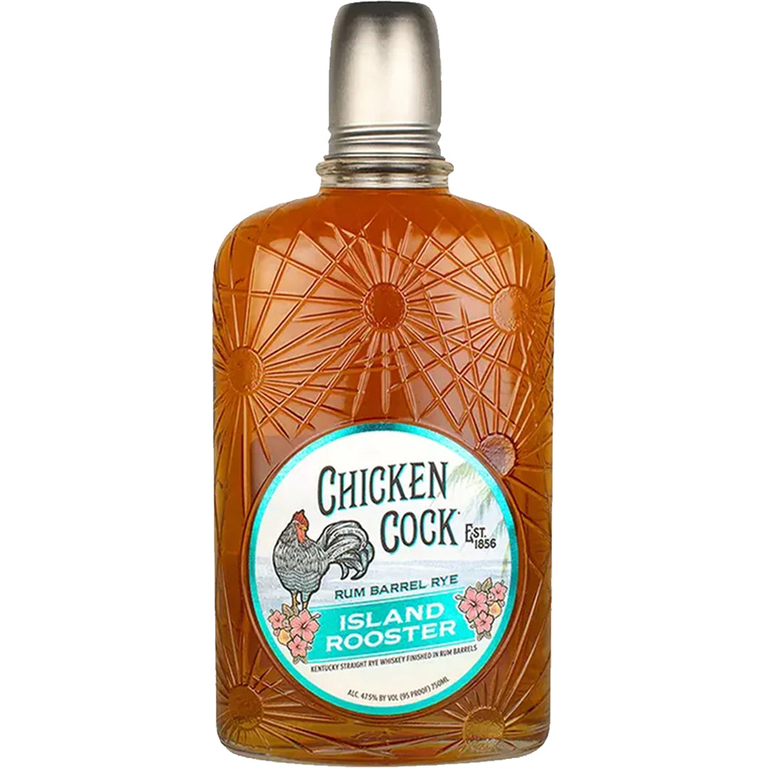 Chicken Cock Rum Barrel 4 Year Rye Whiskey_LostNLiquor.com