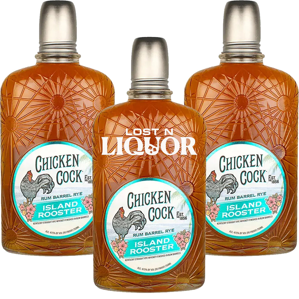 Chicken Cock Rum Barrel 4 Year Rye Whiskey_LostNLiquor.com