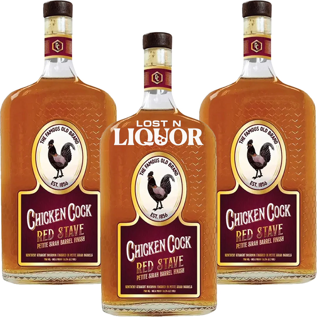 Chicken Cock Red Stave Petite Sirah Barrel Finish Bourbon Whiskey_LostNLiquor.com