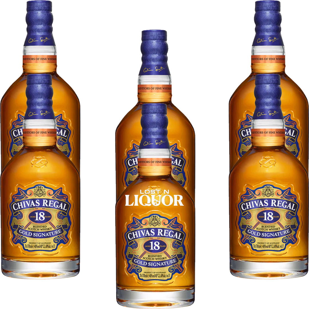 Chivas Regal Gold Signature 18 Year Scotch Whisky (1.75L) – Lost N