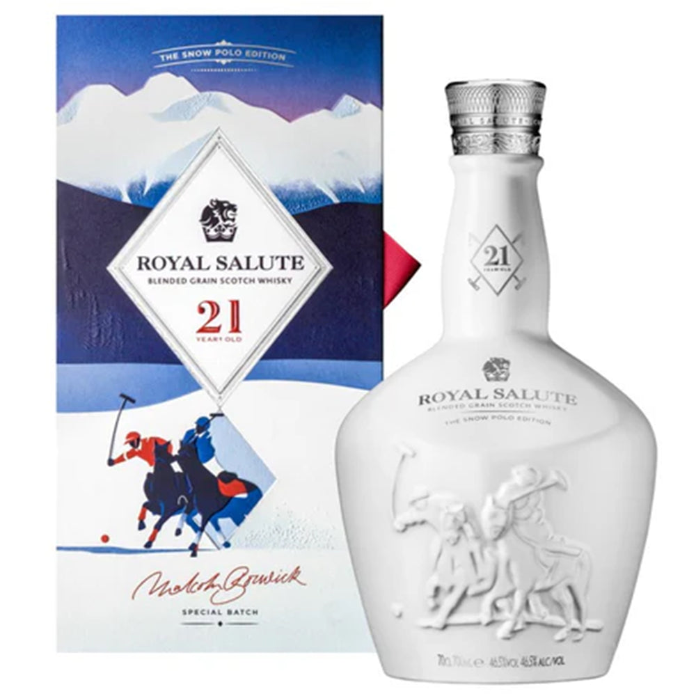 Chivas Regal Royal Salute Snow Polo Edition 21 Year Old Blended Scotch Whisky