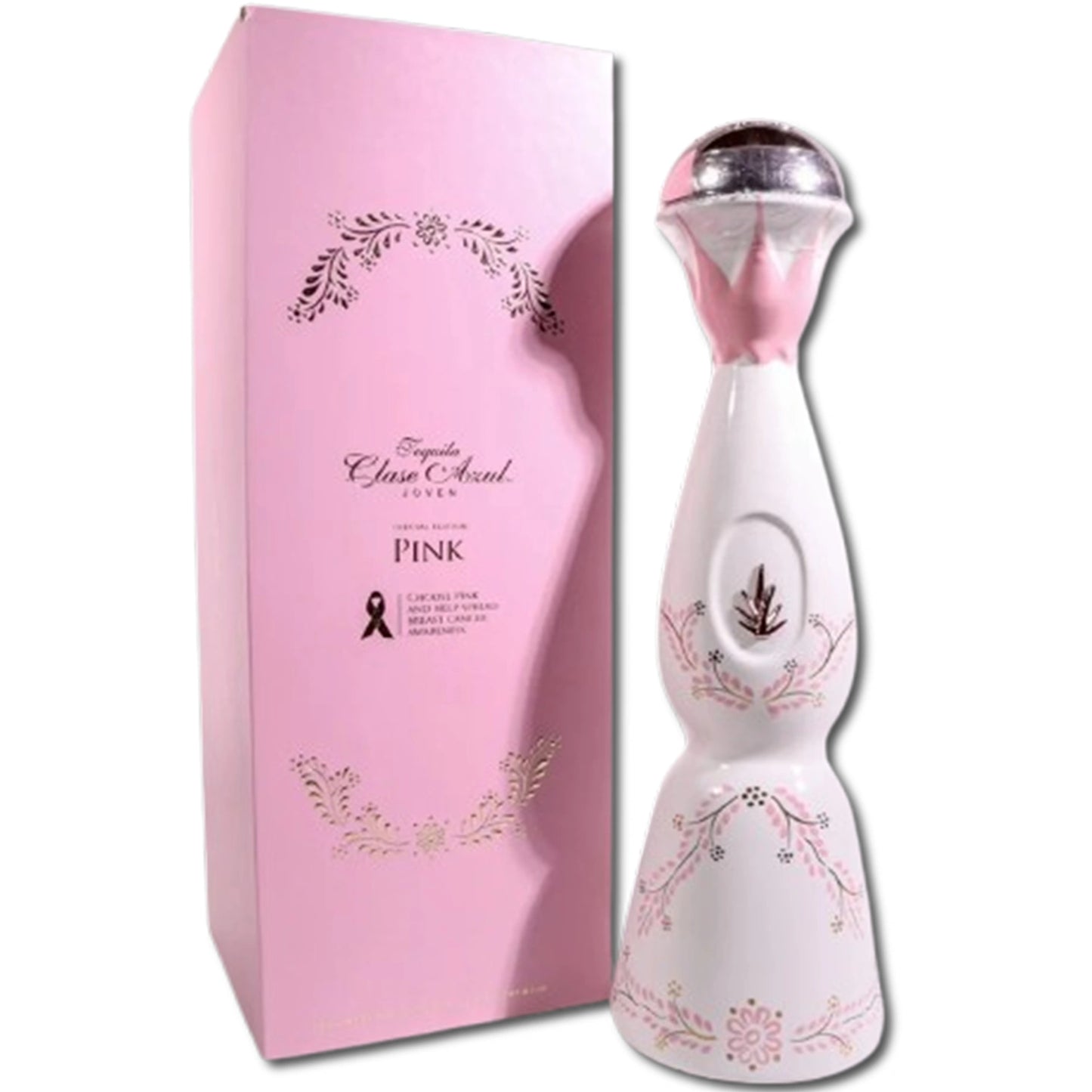 Clase Azul 'Pink' Limited Edition Joven Tequila Decanter (2020, 1 Liter) with Box
