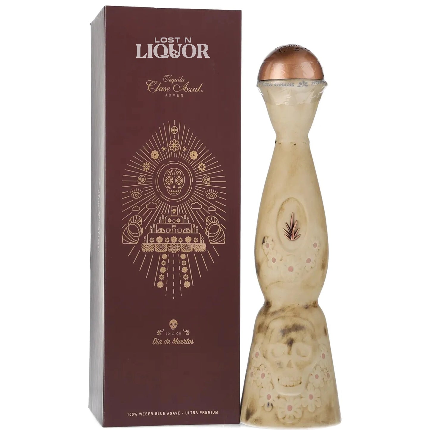 Clase Azul 'Dia De Muertos' Joven Tequila Decanter 2020 Bottle with Box