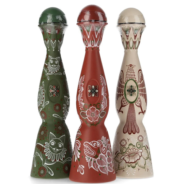 Clase Azul 'Master Artisans: Jimon Lopez' Extra Anejo Tequila Decanter Multipack (3 Bottles, 2024, 1 Liter)
