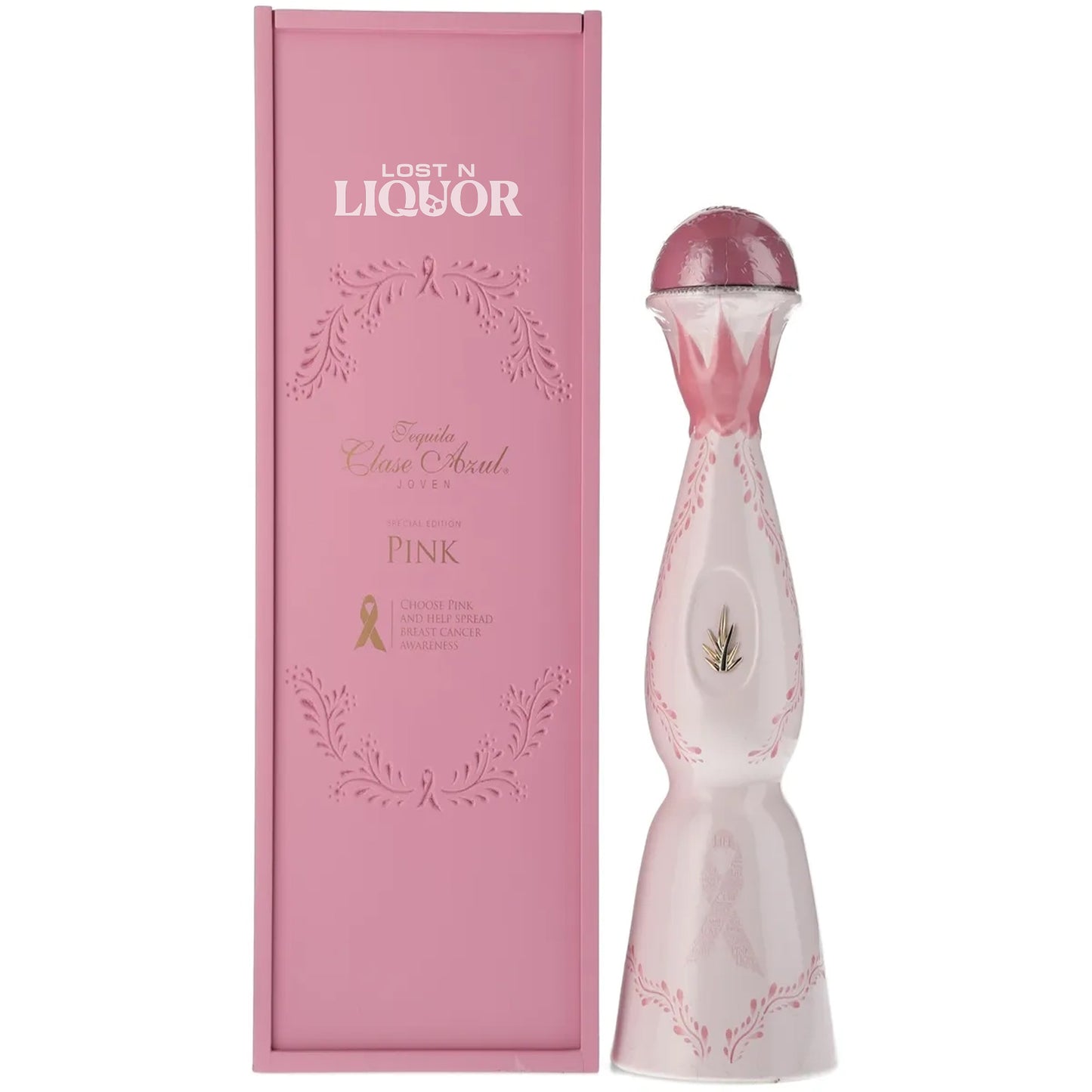 Clase Azul 'Pink' Limited Edition Joven Tequila Decanter (2018, 1 Liter) With Box