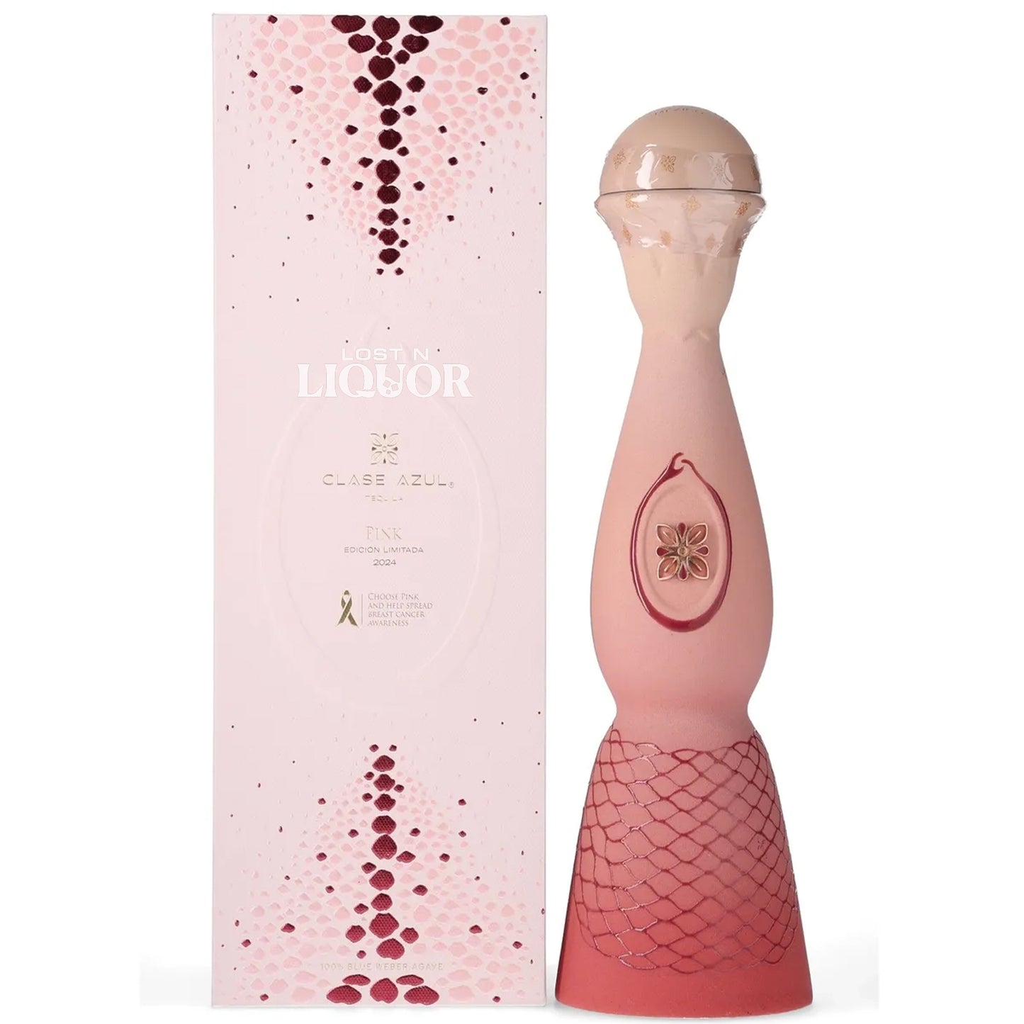 Clase Azul 'Pink' Limited Edition Joven Tequila Decanter (2024) with Box