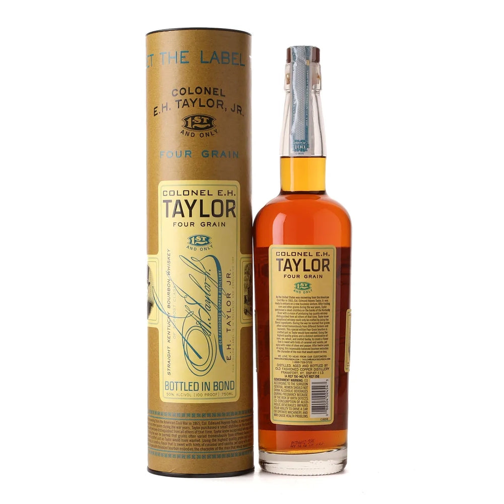 Colonel E. H. Taylor Four Grain Bourbon – Lost N Liquor - Online Liquor ...