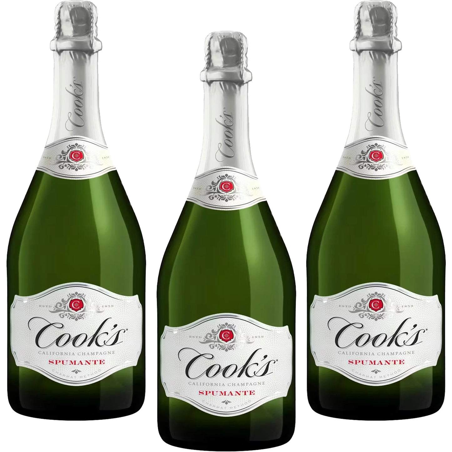 Cook's Spumante Champagne California 3 Case Bundle
