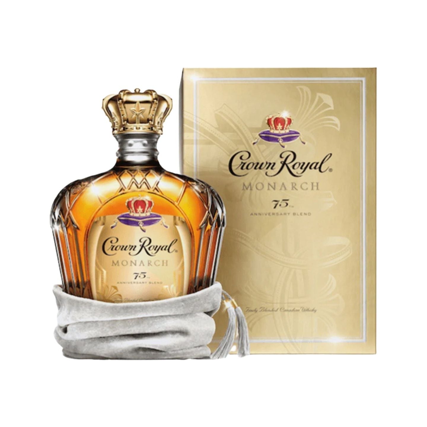 Crown Royal Monarch 75th Anniversary Blend Finely Blended Canadian Whisky LostNLiquor