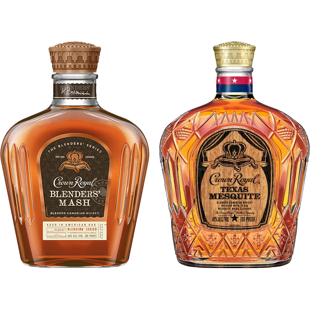 Crown Royal Blenders' Mash & Texas Mesquite Bundle_LostNLiquor.com