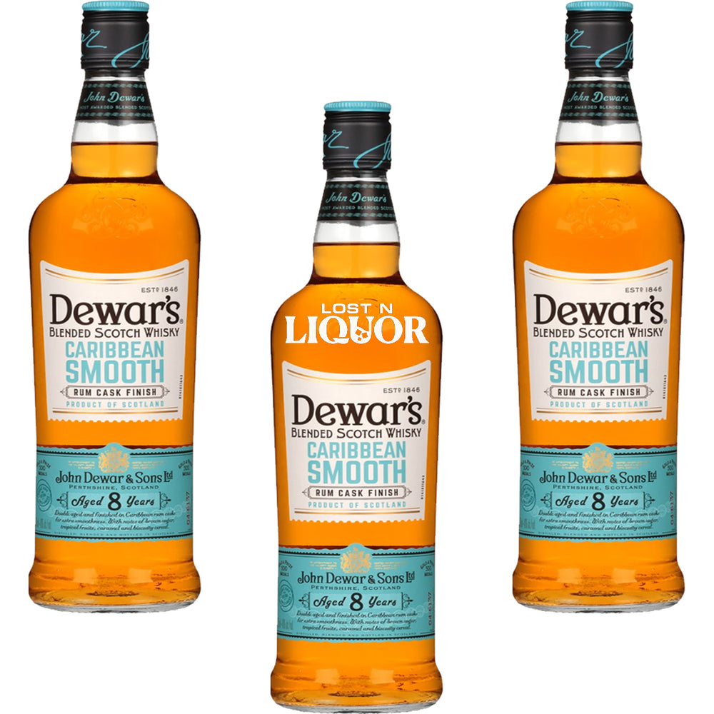 Dewar's Caribbean Smooth Rum Cask Blended Scotch Whisky_LostNLiquor.com