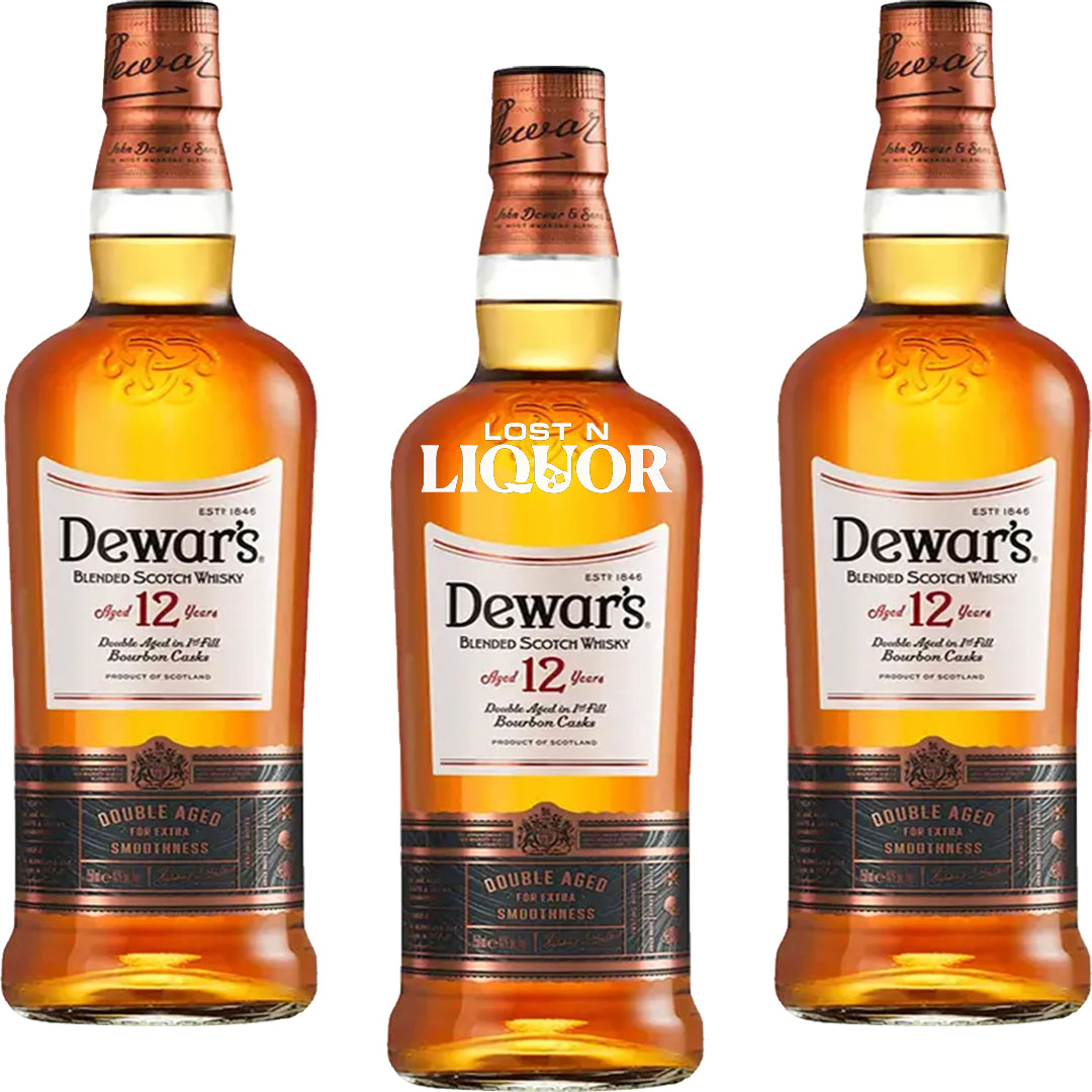 Dewar's Double Aged 12 Year Blended Scotch Whisky – Lost N Liquor