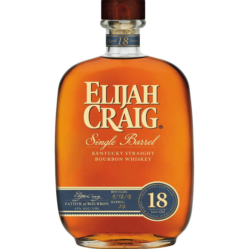 Elijah Craig 18 Year Single Barrel Kentucky Straight Bourbon Whiskey_LostNLiquor.com