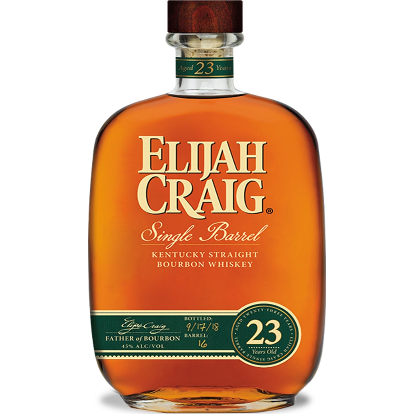 Elijah Craig 23 Year Old Single Barrel Kentucky Straight Bourbon Whiskey_LostNLiquor.com