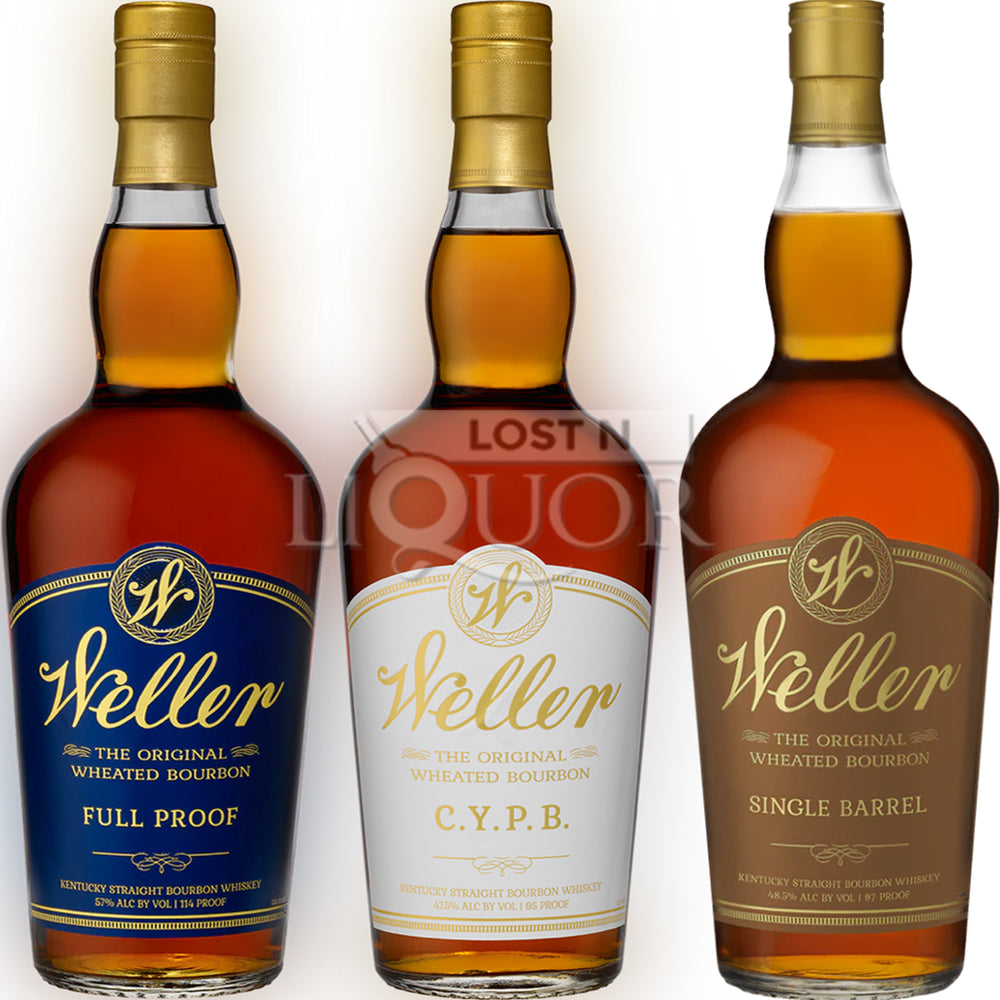 W.L Weller Full Proof, Single Barrel, & C.Y.P.B Bourbon Bundle_LostNLiquor.com