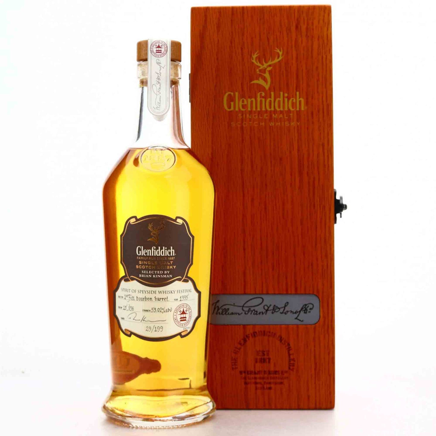 Glenfiddich 1995 1st Fill Bourbon Barrel Single Malt Scotch