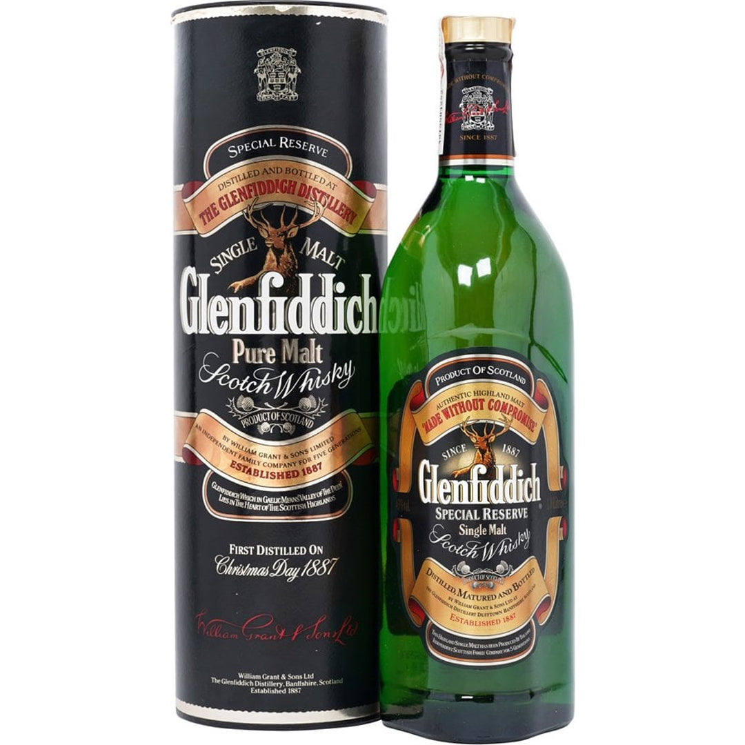 ④Glenfiddich Pure Malt Scotch Whiskey750 Glenfiddich Special Reserve Pure Malt Scotch – Lost N Liquor