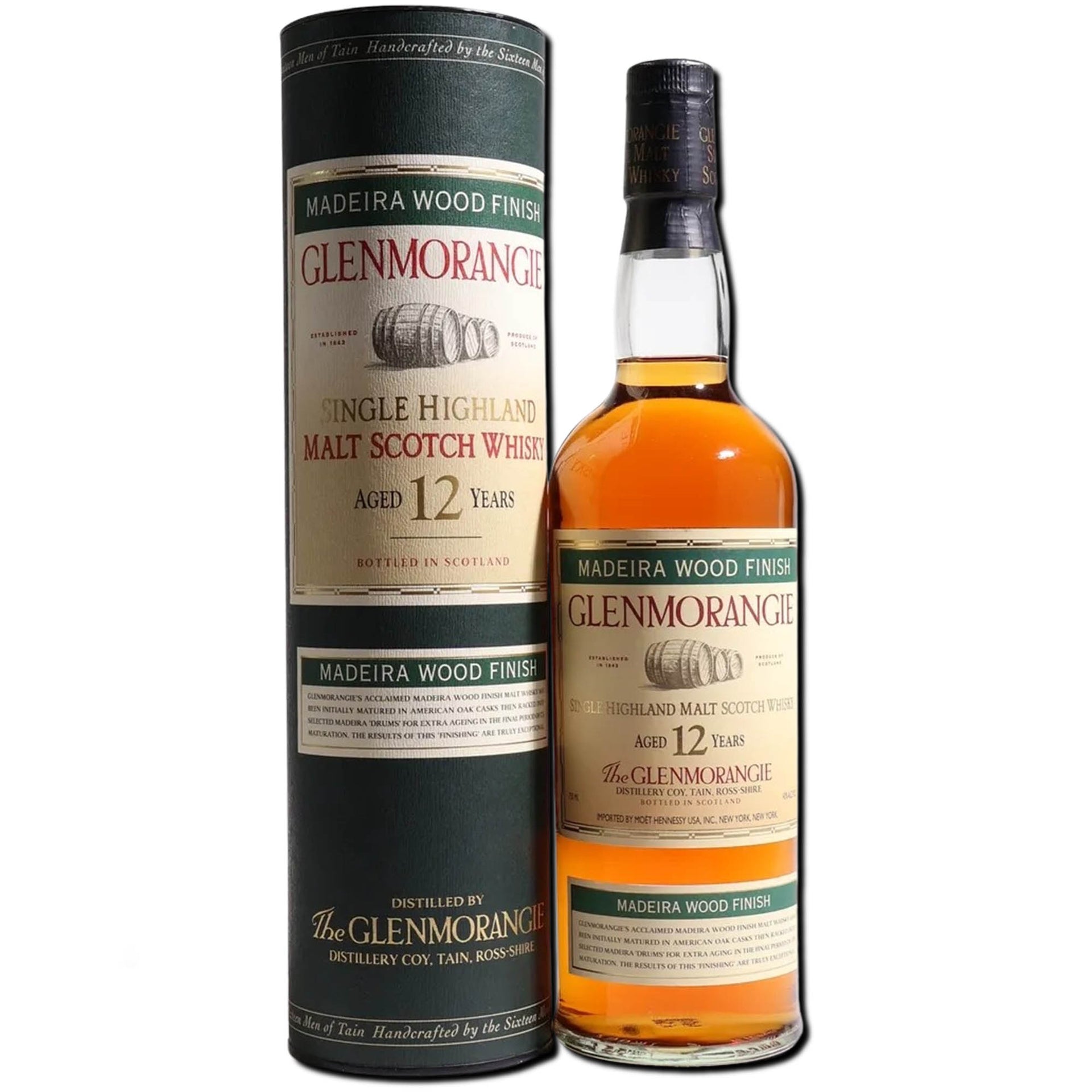 Glenmorangie 12 Year Madeira Wood Finish Single Malt Scotch – Lost N Liquor  - Online Liquor Store, image size:1920x1920
